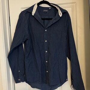 Van Heusen Navy Slim Fit Shirt